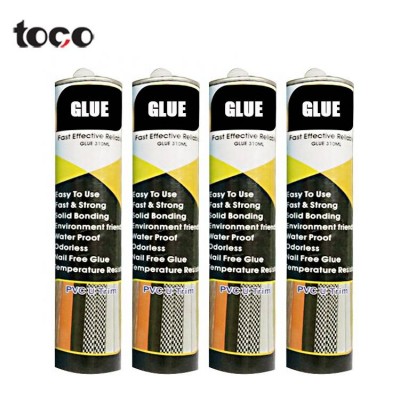 Toco Metal To Wood Waterproof Vinyl Strength Solvent Silicone Sealant Liquid Nails Landscape