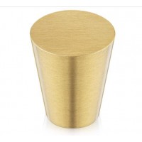 Kitchen Cabinet Drawer Dresser Brushed Gold Brass Knobs Hardware for Furniture Decoration